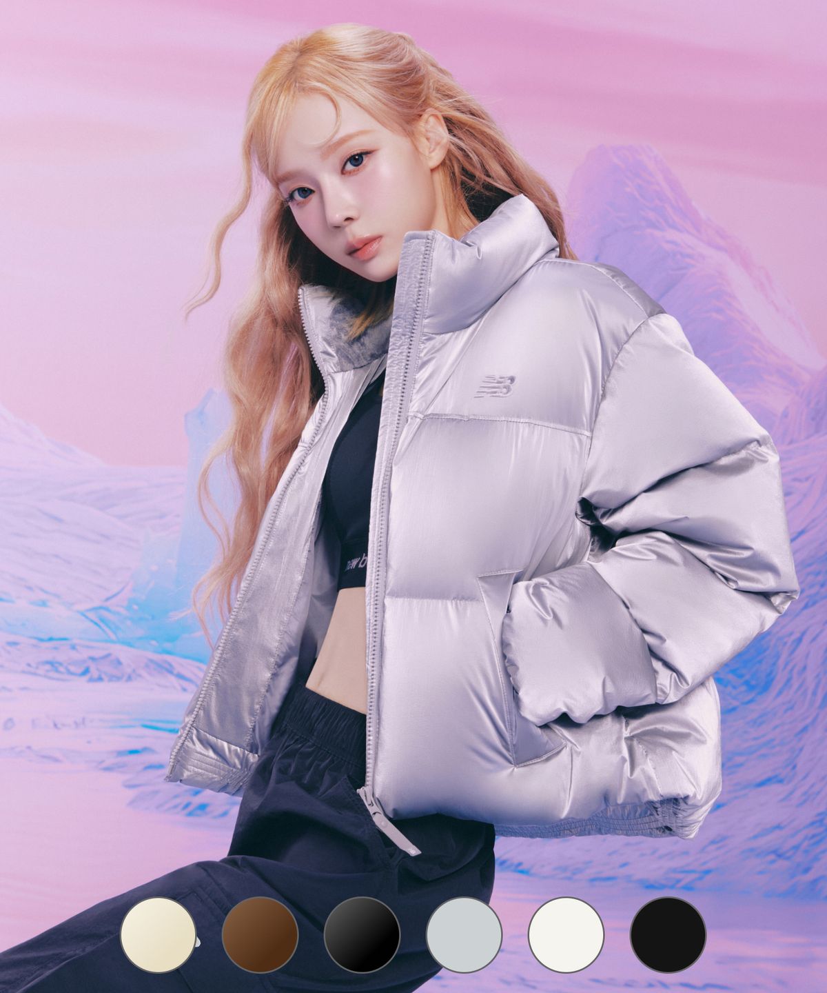 [무료반품] WOMEN 액티브 숏 구스다운 (6컬러)