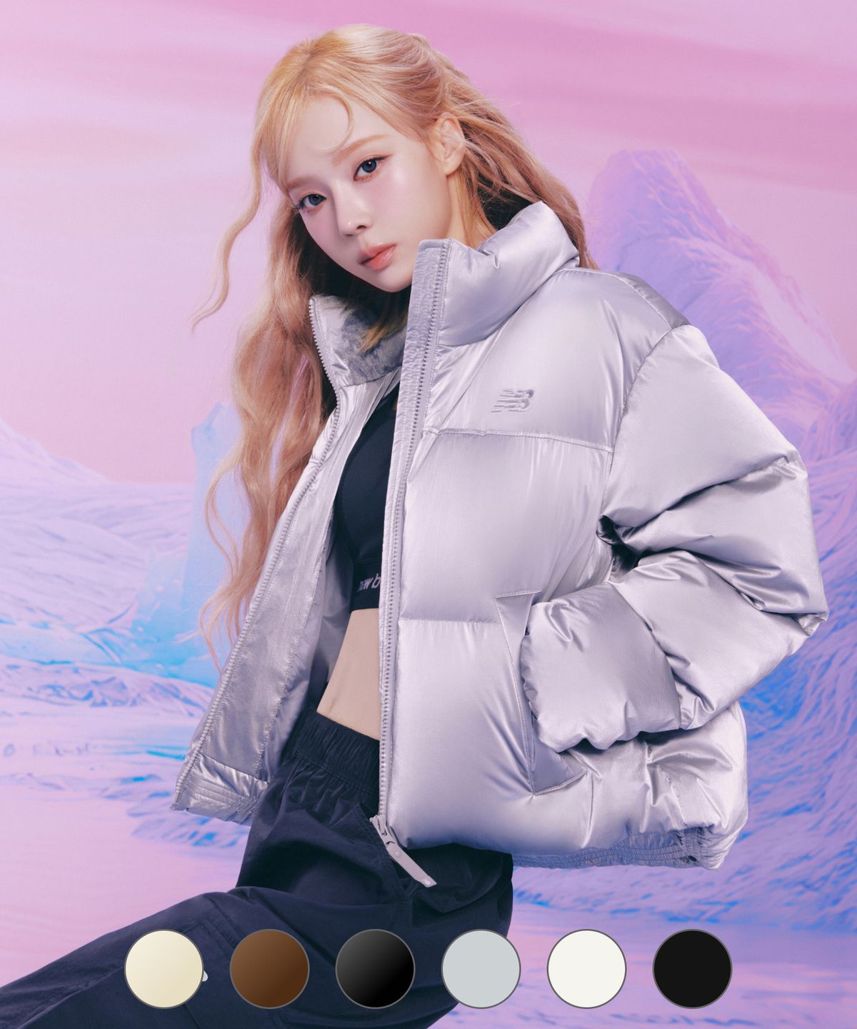 [무료반품] WOMEN 액티브 숏 구스다운 (6컬러)