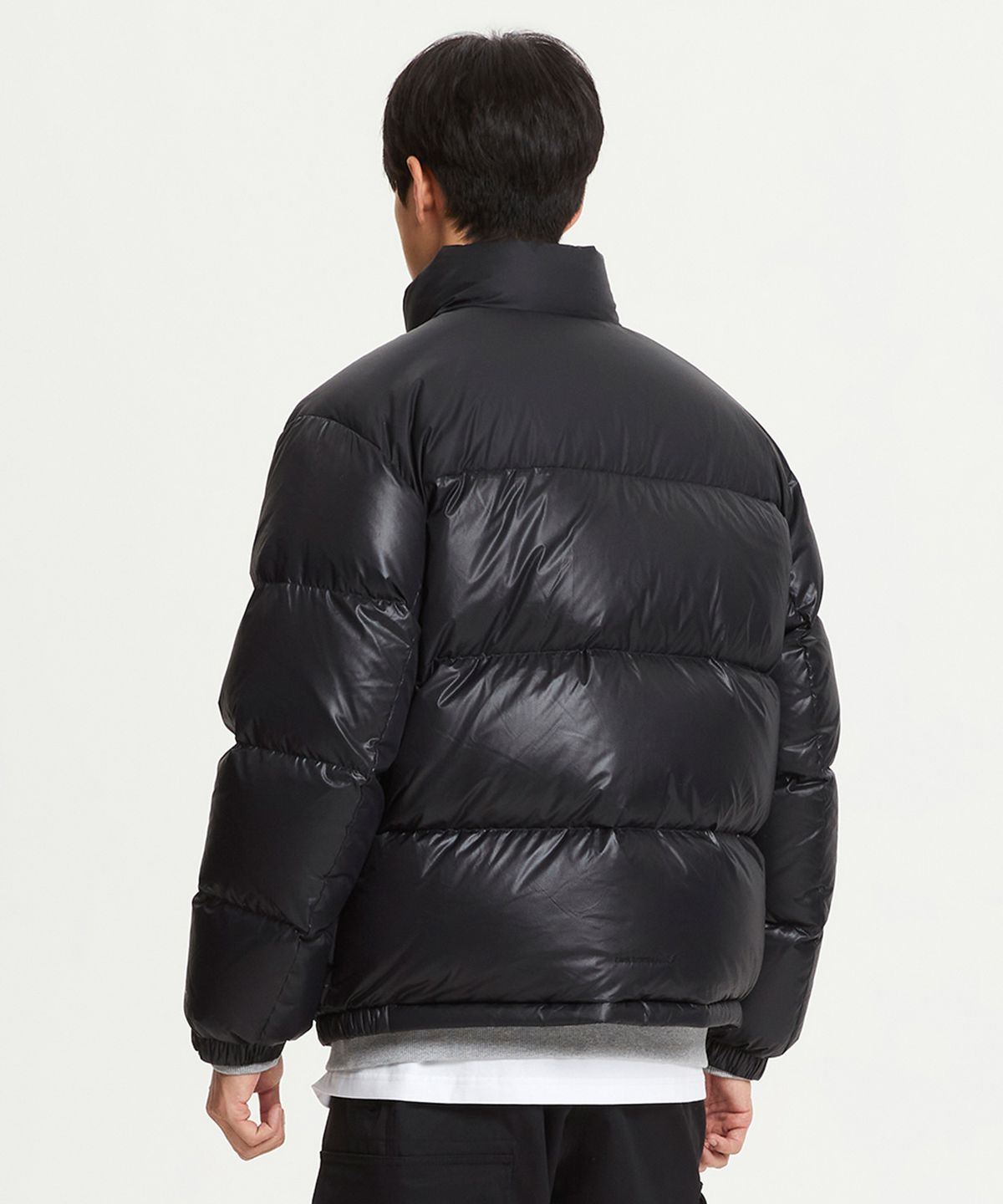 [무료반품] 남여공용 액티브 하이퍼 숏 구스다운 (BLACK)