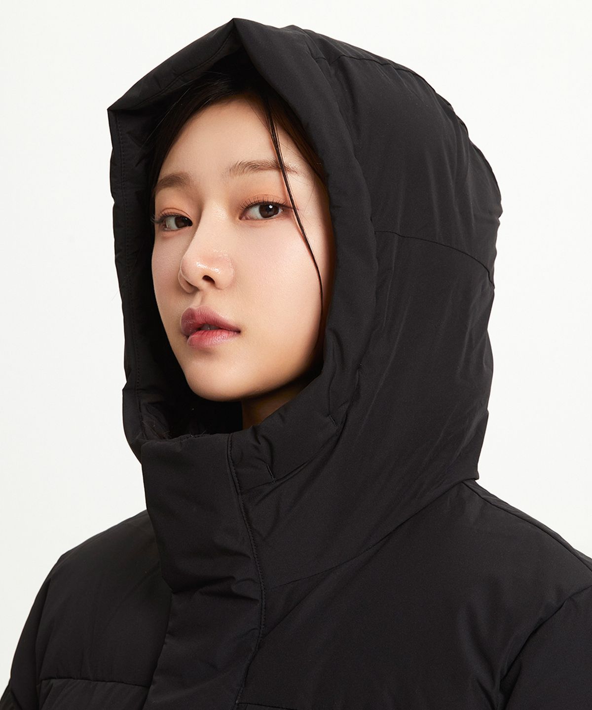 [무료반품] 남여공용 액티브 롱 구스다운 (BLACK)