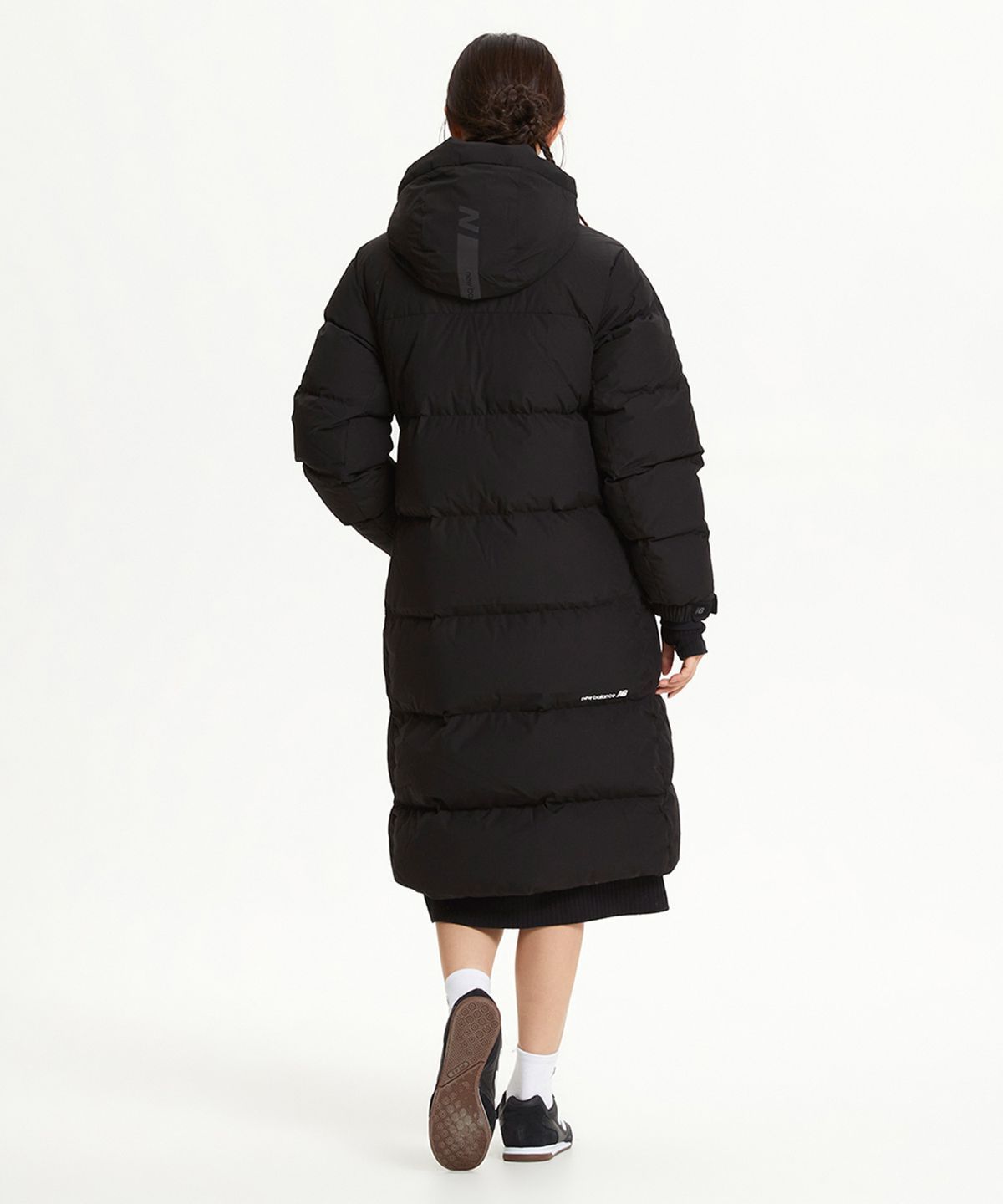 [무료반품] 남여공용 액티브 롱 구스다운 (BLACK)