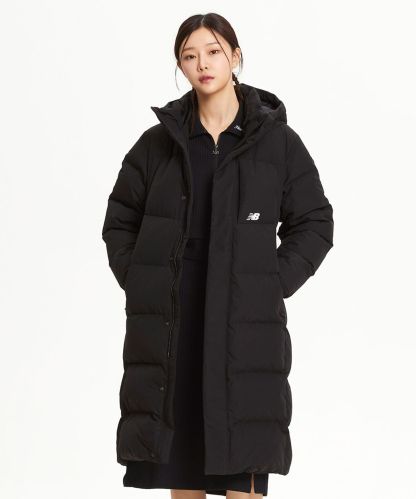 [무료반품] 남여공용 액티브 롱 구스다운 (BLACK)