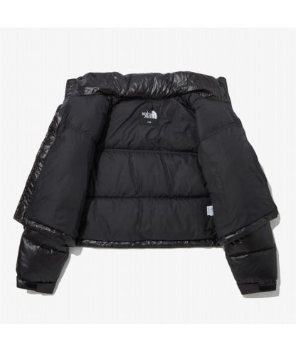 여성 눕시 숏 자켓_BLACK