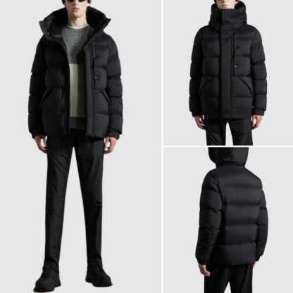 몽클레르 마데이라 블랙 남녀공용 다운 재킷 H20911A0010953333999