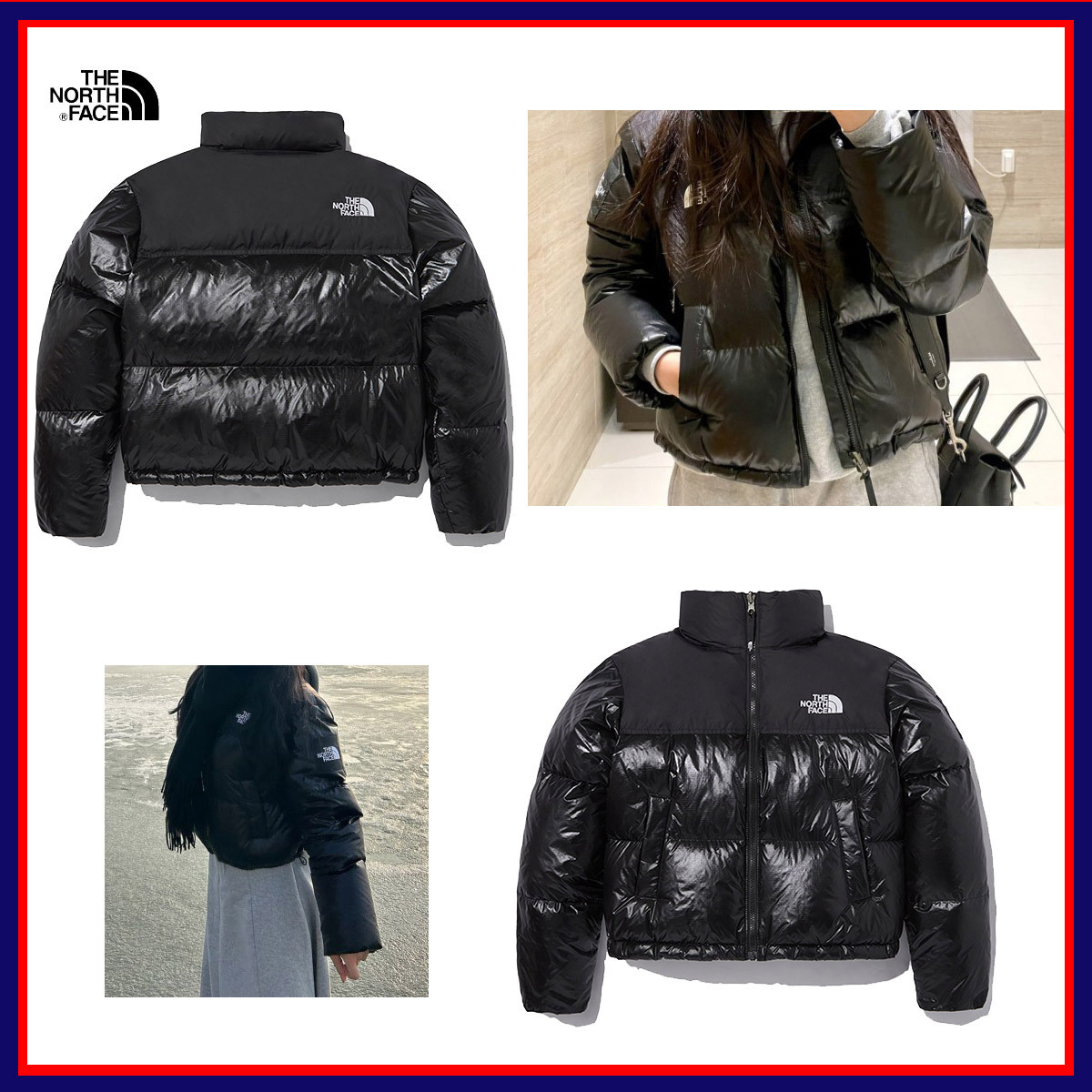 THthtE NORthtTH FAthtCE ★ 노벨티 눕세 다운 재킷 SP 리얼 블랙