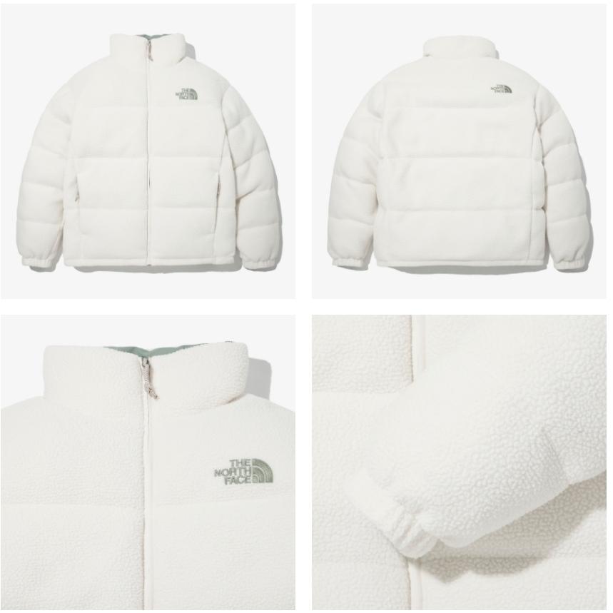 THthtE NORthtTH FAthtCE 더 노스페이스 화이트 라벨 화이트 라벨 GRIN HYBRID DOWN JACKET 리버시블 다운 재킷 코트