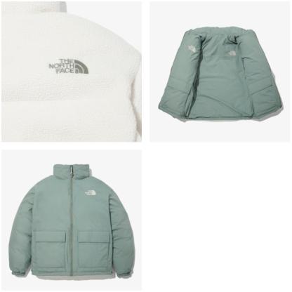 THthtE NORthtTH FAthtCE 더 노스페이스 화이트 라벨 화이트 라벨 GRIN HYBRID DOWN JACKET 리버시블 다운 재킷 코트