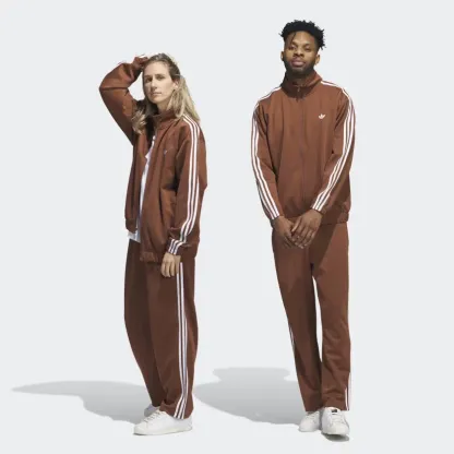  아디다스 오리지널스 유니섹스 슈퍼파이어 자수 트레포일 트랙수트 (재킷 & 팬츠)