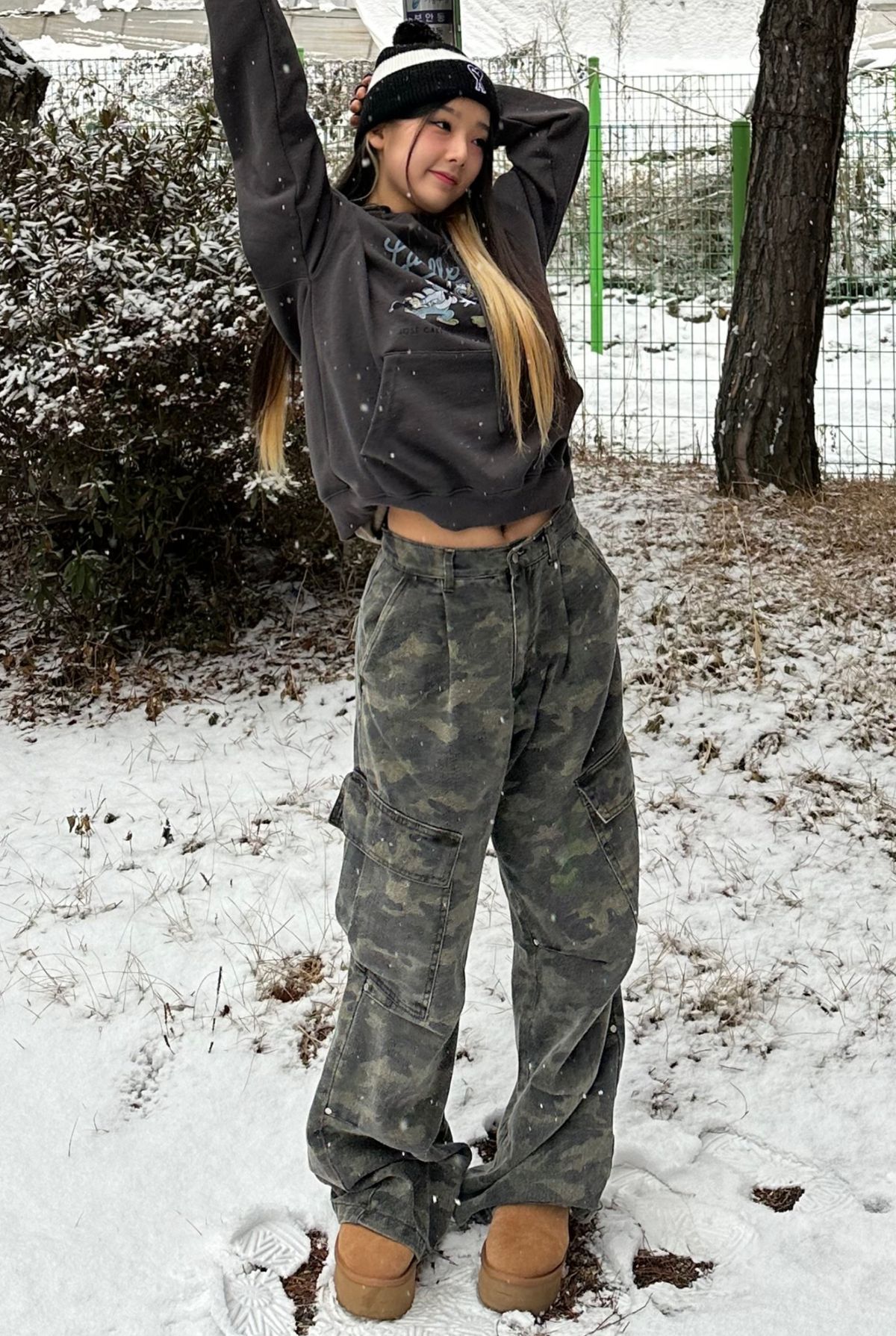 [아네딘 PICK]Side Big Cargo Pants