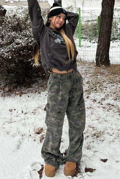 [아네딘 PICK]Side Big Cargo Pants