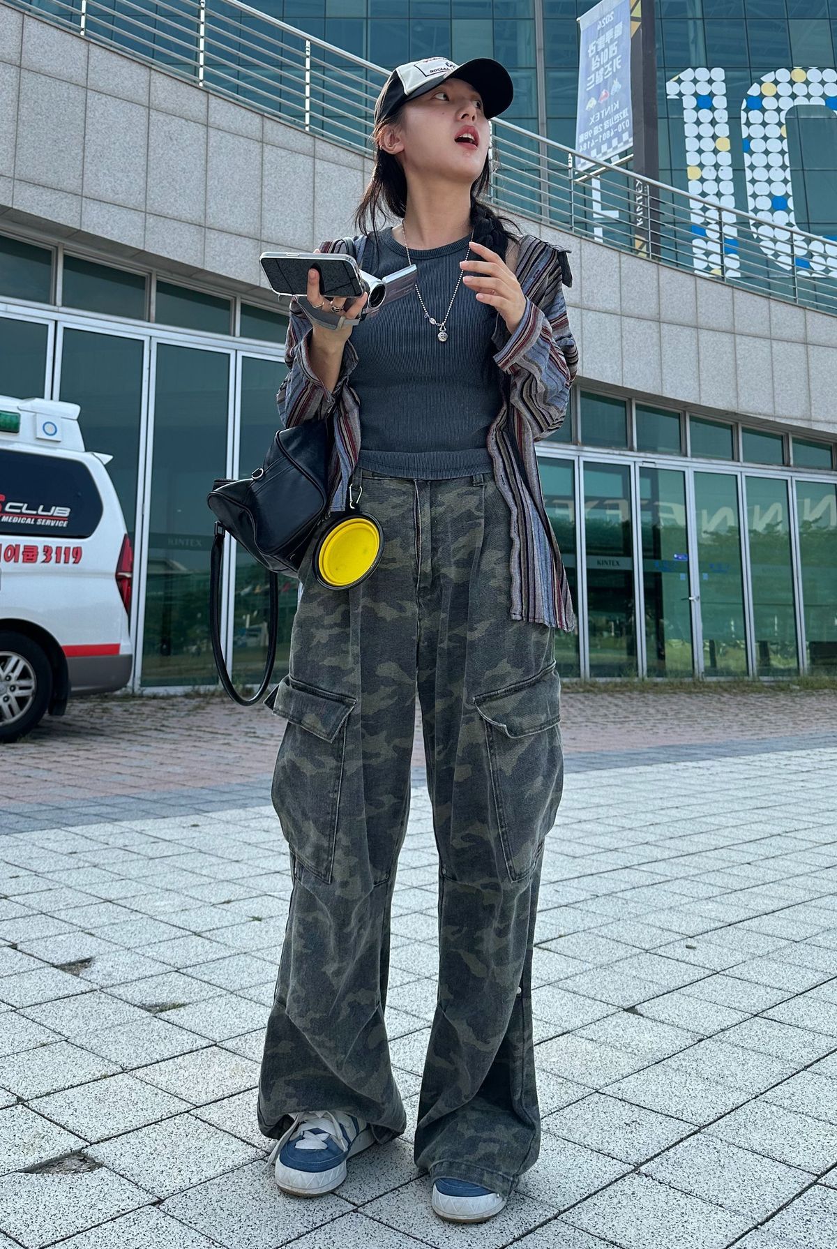 [아네딘 PICK]Side Big Cargo Pants