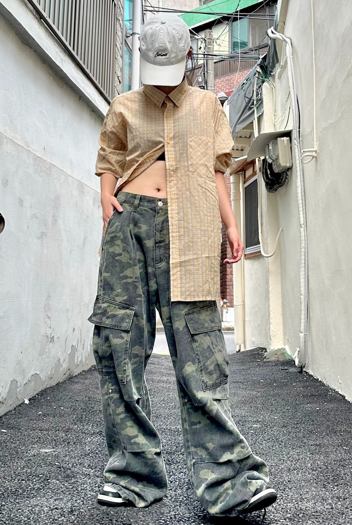 [아네딘 PICK]Side Big Cargo Pants