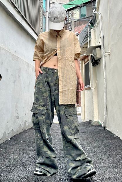 [아네딘 PICK]Side Big Cargo Pants