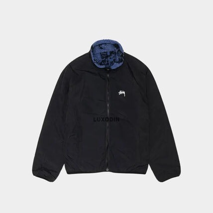 STUthtSSY - Sherpa Reversible Jkt Stamp - (Yellow)