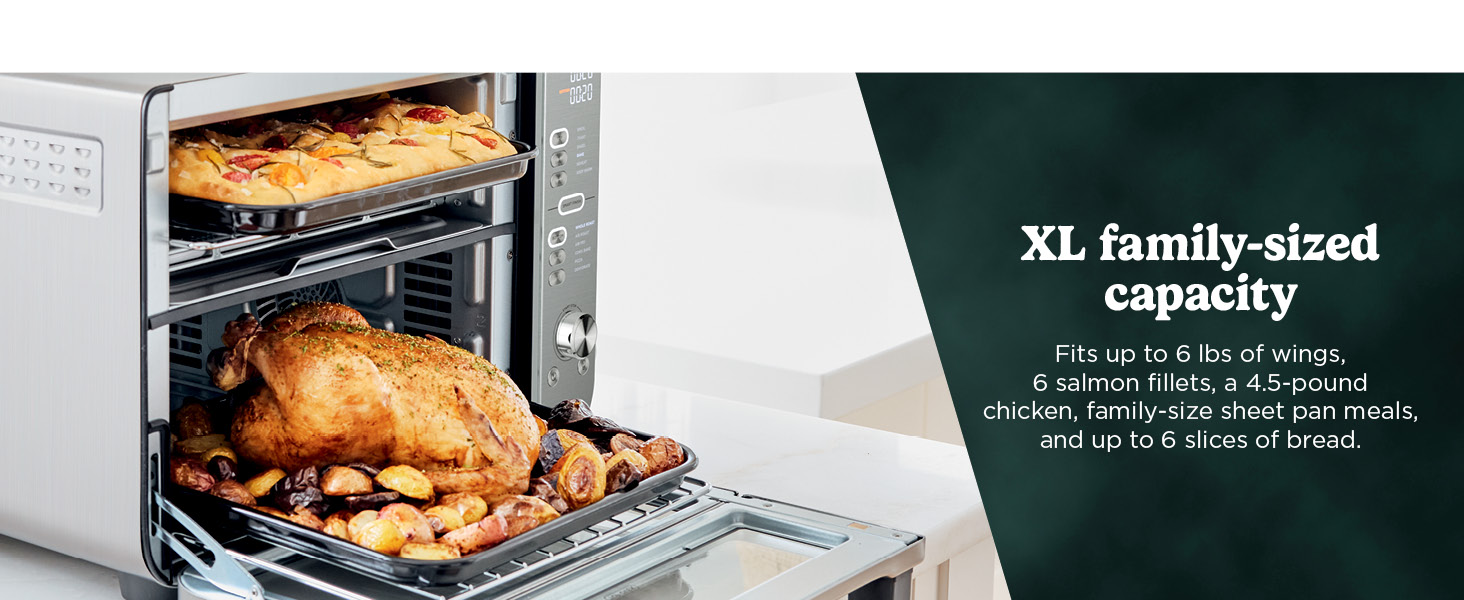 XL Family-Sized Capacity