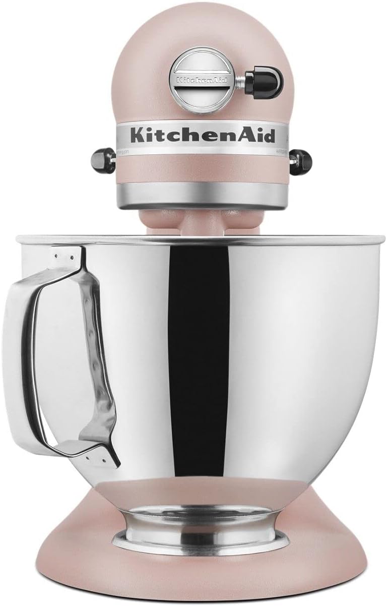 KitchenAid Artisan Series 5 Quart Tilt Head Stand Mixer with Pouring Shield KSM150PS, Dried Rose