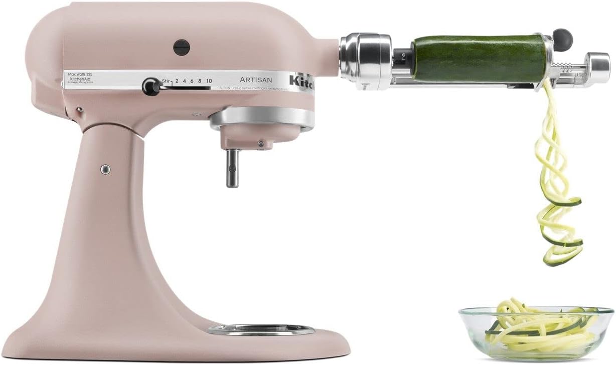 KitchenAid Artisan Series 5 Quart Tilt Head Stand Mixer with Pouring Shield KSM150PS, Dried Rose