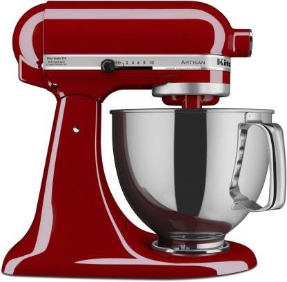 KitchenAid Artisan Series 5 Quart Tilt Head Stand Mixer with Pouring Shield KSM150PS, Dried Rose