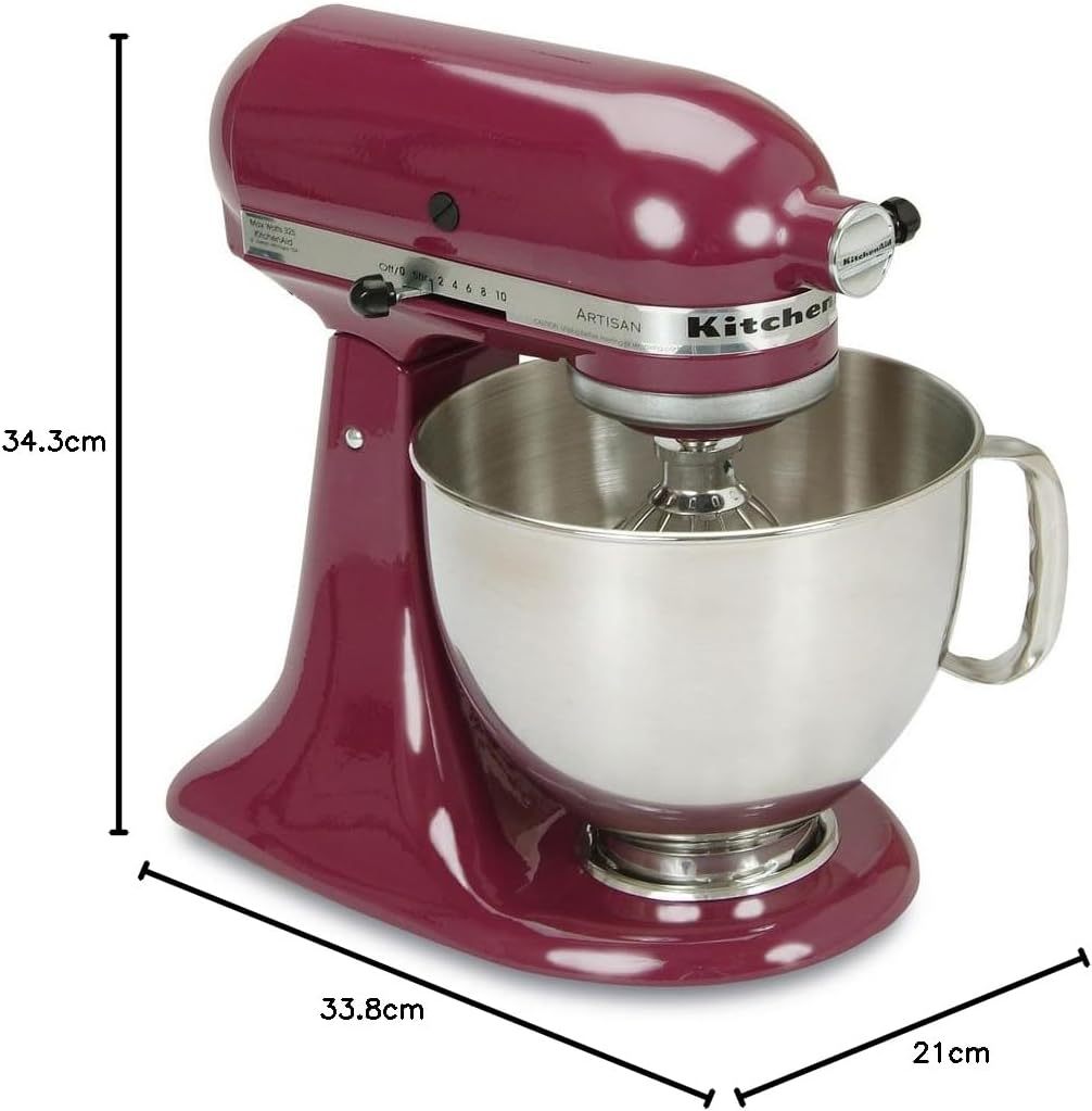 KitchenAid Artisan Series 5 Quart Tilt Head Stand Mixer with Pouring Shield KSM150PS, Dried Rose