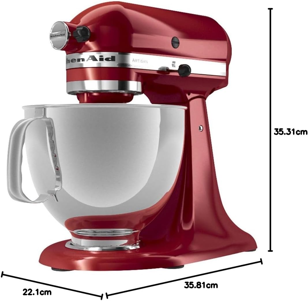 KitchenAid Artisan Series 5 Quart Tilt Head Stand Mixer with Pouring Shield KSM150PS, Dried Rose