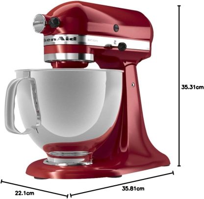 KitchenAid Artisan Series 5 Quart Tilt Head Stand Mixer with Pouring Shield KSM150PS, Dried Rose