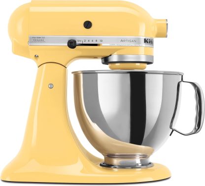 KitchenAid Artisan Series 5 Quart Tilt Head Stand Mixer with Pouring Shield KSM150PS, Dried Rose