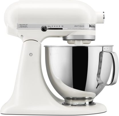 KitchenAid Artisan Series 5 Quart Tilt Head Stand Mixer with Pouring Shield KSM150PS, Dried Rose