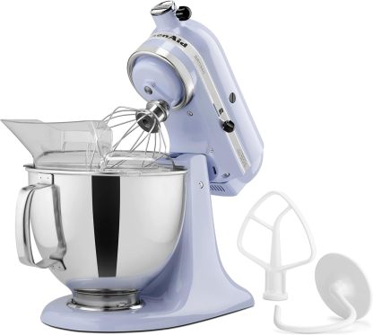 KitchenAid Artisan Series 5 Quart Tilt Head Stand Mixer with Pouring Shield KSM150PS, Dried Rose