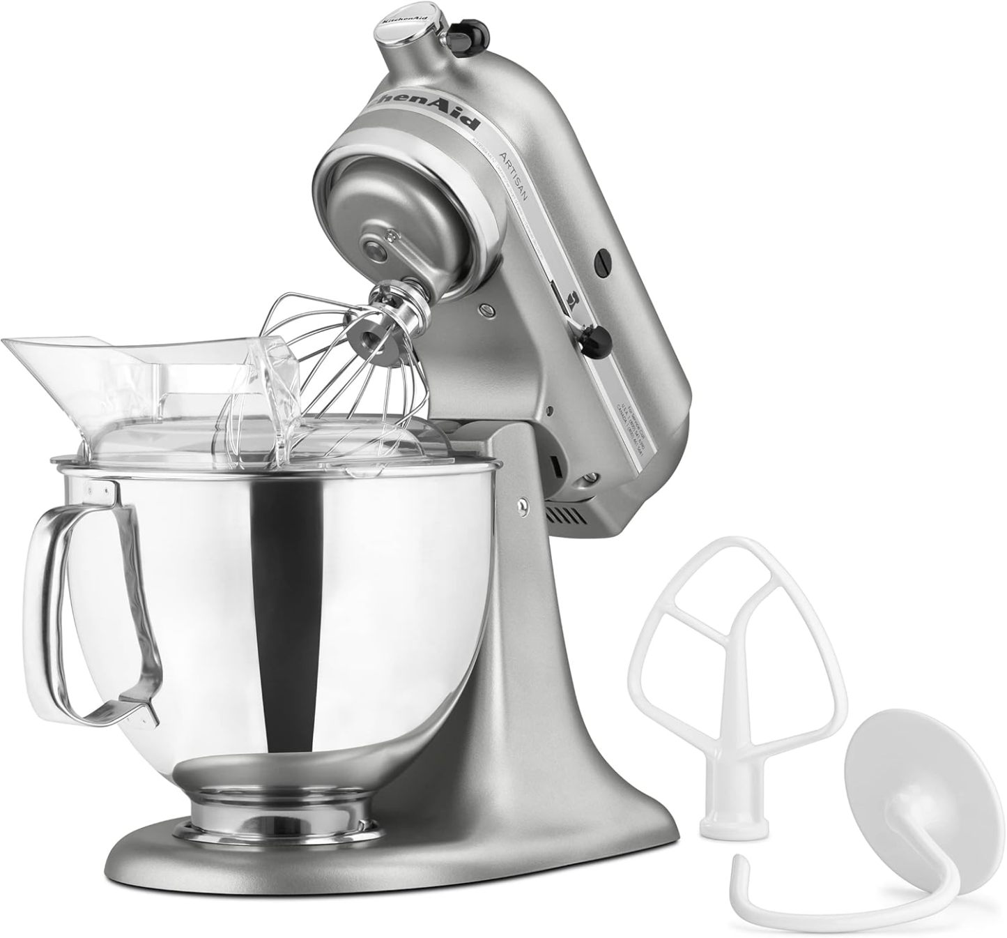 KitchenAid Artisan Series 5 Quart Tilt Head Stand Mixer with Pouring Shield KSM150PS, Dried Rose