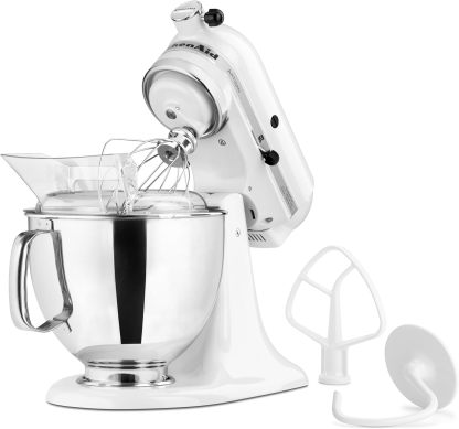 KitchenAid Artisan Series 5 Quart Tilt Head Stand Mixer with Pouring Shield KSM150PS, Dried Rose