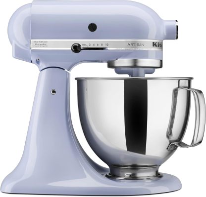 KitchenAid Artisan Series 5 Quart Tilt Head Stand Mixer with Pouring Shield KSM150PS, Dried Rose