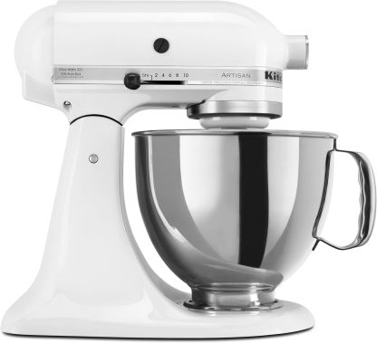 KitchenAid Artisan Series 5 Quart Tilt Head Stand Mixer with Pouring Shield KSM150PS, Dried Rose