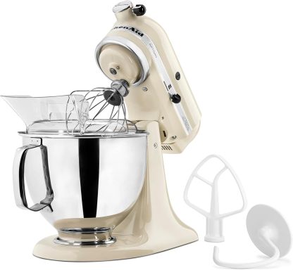 KitchenAid Artisan Series 5 Quart Tilt Head Stand Mixer with Pouring Shield KSM150PS, Dried Rose
