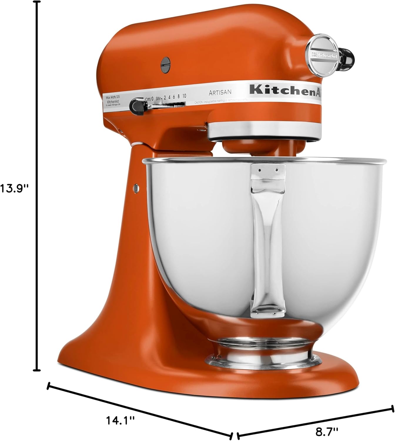 KitchenAid Artisan Series 5 Quart Tilt Head Stand Mixer with Pouring Shield KSM150PS, Dried Rose