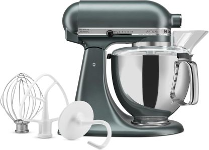 KitchenAid Artisan Series 5 Quart Tilt Head Stand Mixer with Pouring Shield KSM150PS, Dried Rose