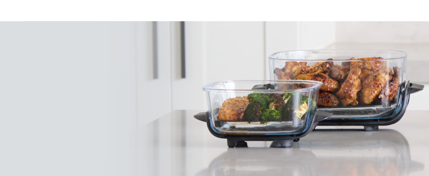 2-pack container bundles for easy meal prep.