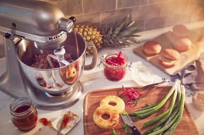 KitchenAid Artisan Series 5 Quart Tilt Head Stand Mixer with Pouring Shield KSM150PS, Dried Rose