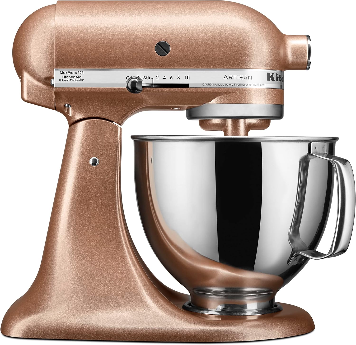 KitchenAid Artisan Series 5 Quart Tilt Head Stand Mixer with Pouring Shield KSM150PS, Dried Rose