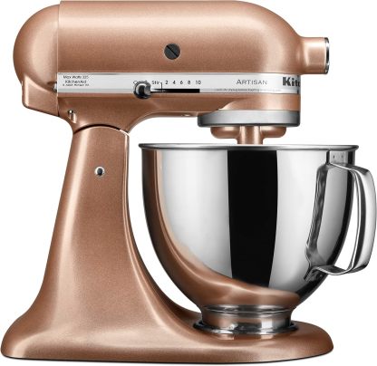 KitchenAid Artisan Series 5 Quart Tilt Head Stand Mixer with Pouring Shield KSM150PS, Dried Rose