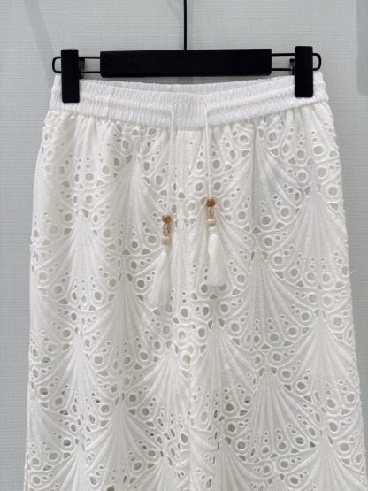 Chan Hollow-out series trousers