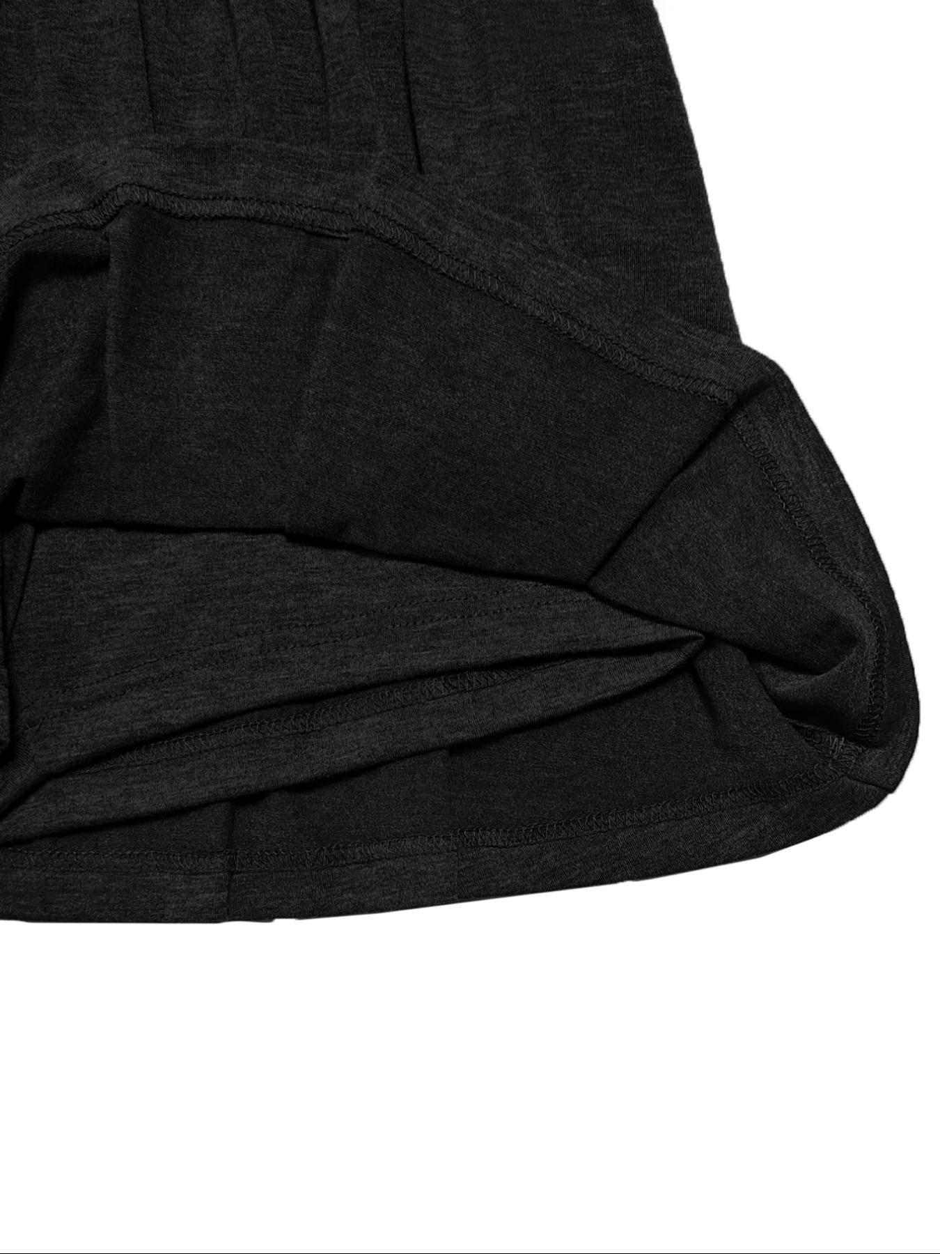 Women's Solid Color Top & Skort, Casual Fashion Cozy Round Neck Short Sleeve Tee & Skirt for Daily Outdoor Wear, Ladies Outfits for Summer, Aesthetic