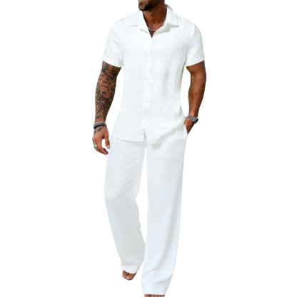 🔥Men's Plain Textured Set