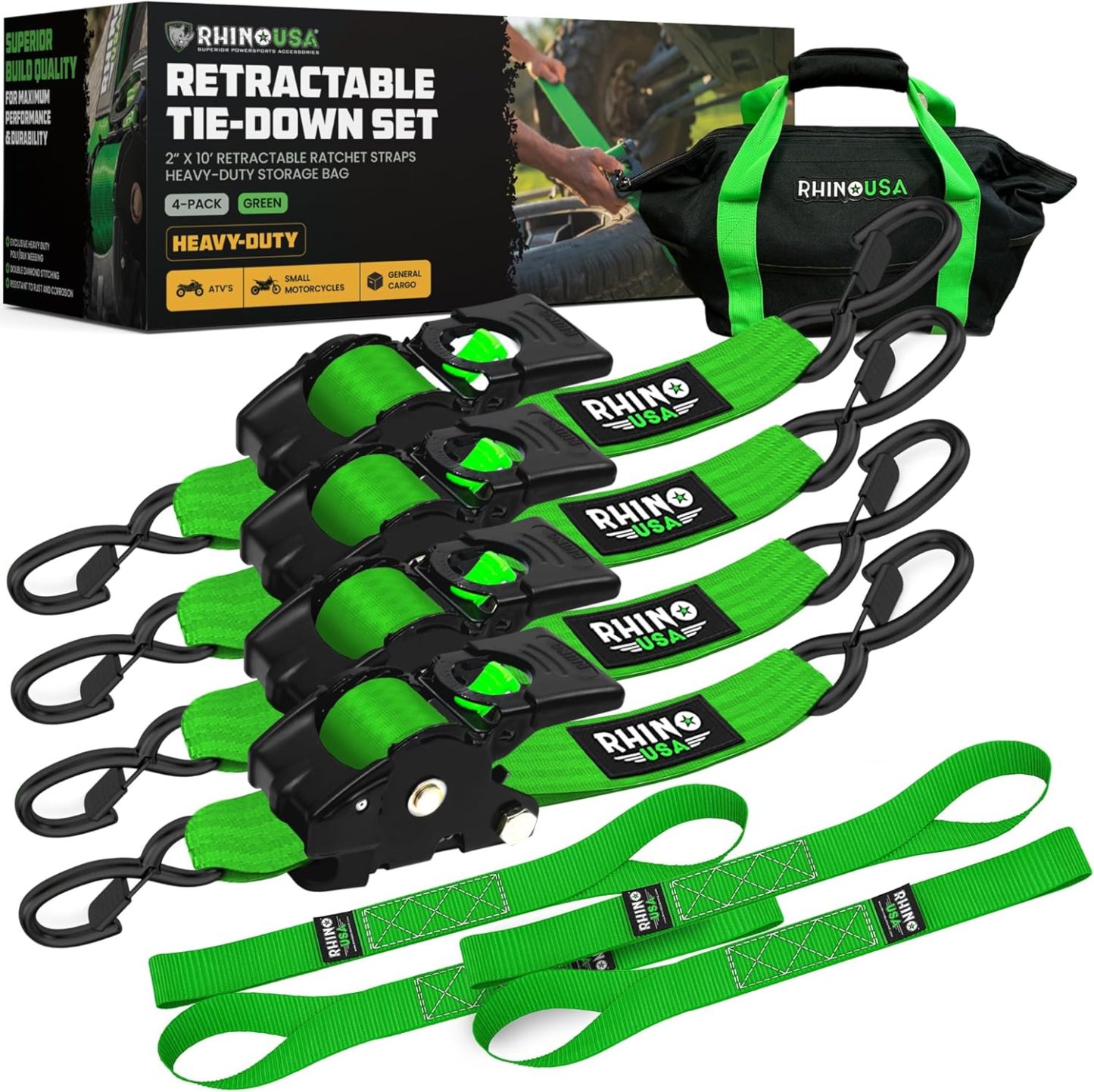 🎁 Limited Time – Upgraded 2026 Retractable Ratchet Strap