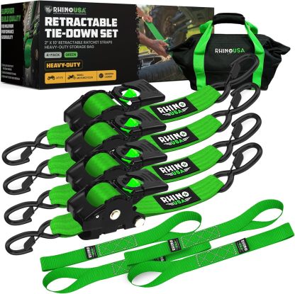 🎁 Limited Time – Upgraded 2026 Retractable Ratchet Strap