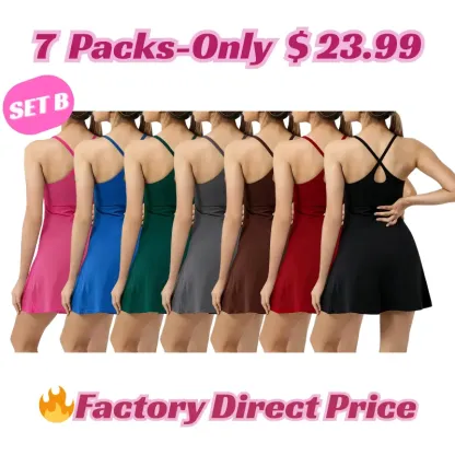 🔥Flash Sale⚡Women's Softly Zero Plush Backless Active Dress-Easy Peezy