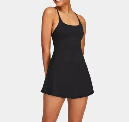 🔥Flash Sale⚡Women's Softly Zero Plush Backless Active Dress-Easy Peezy