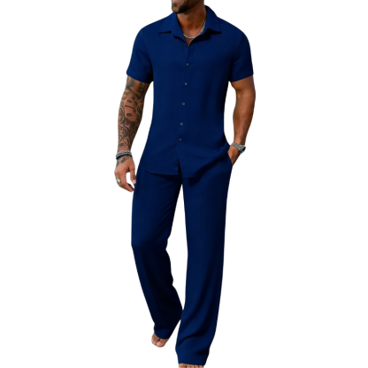 🔥Men's Plain Textured Set