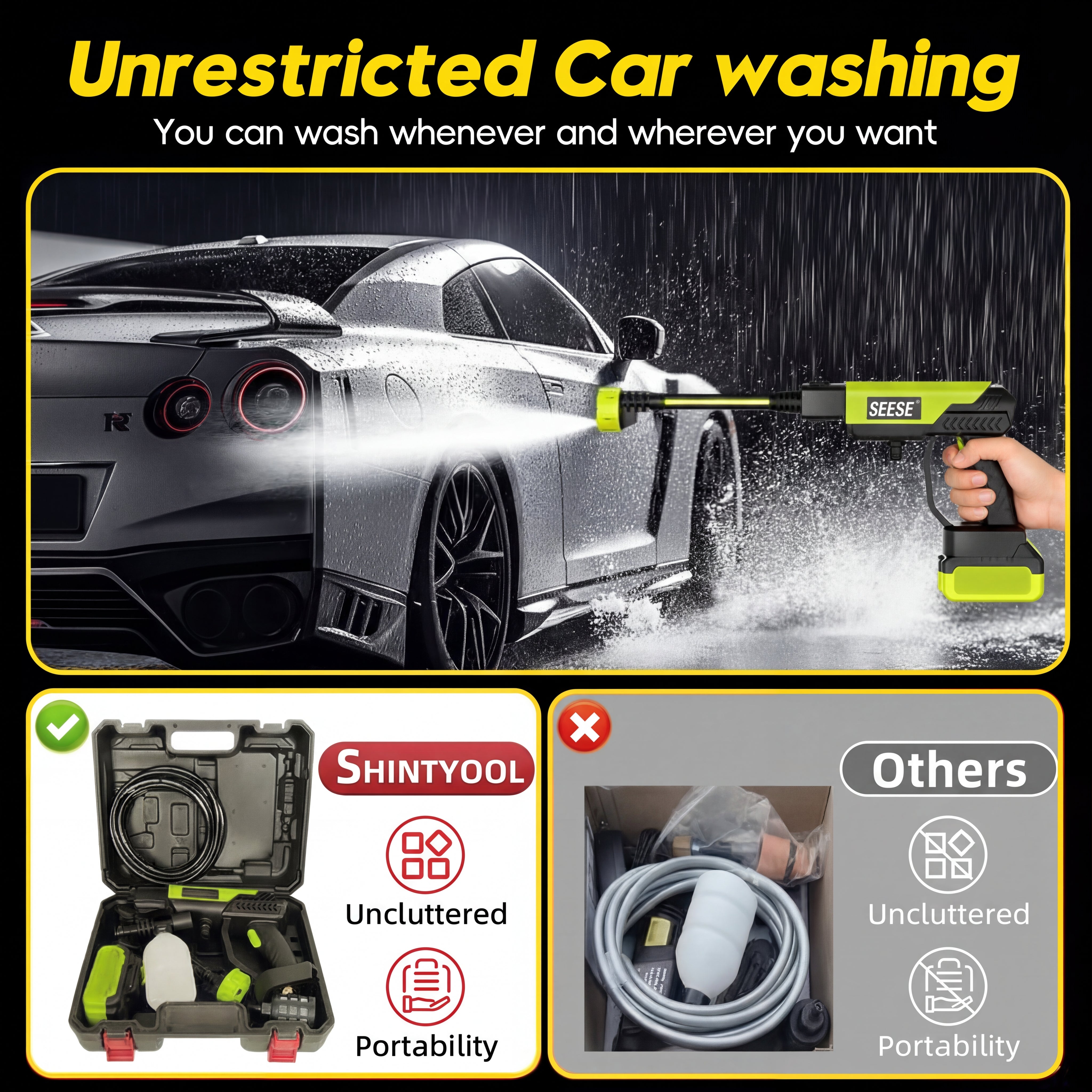 Limited Time – Upgraded 2026 TurboClean Cordless Pressure Washer