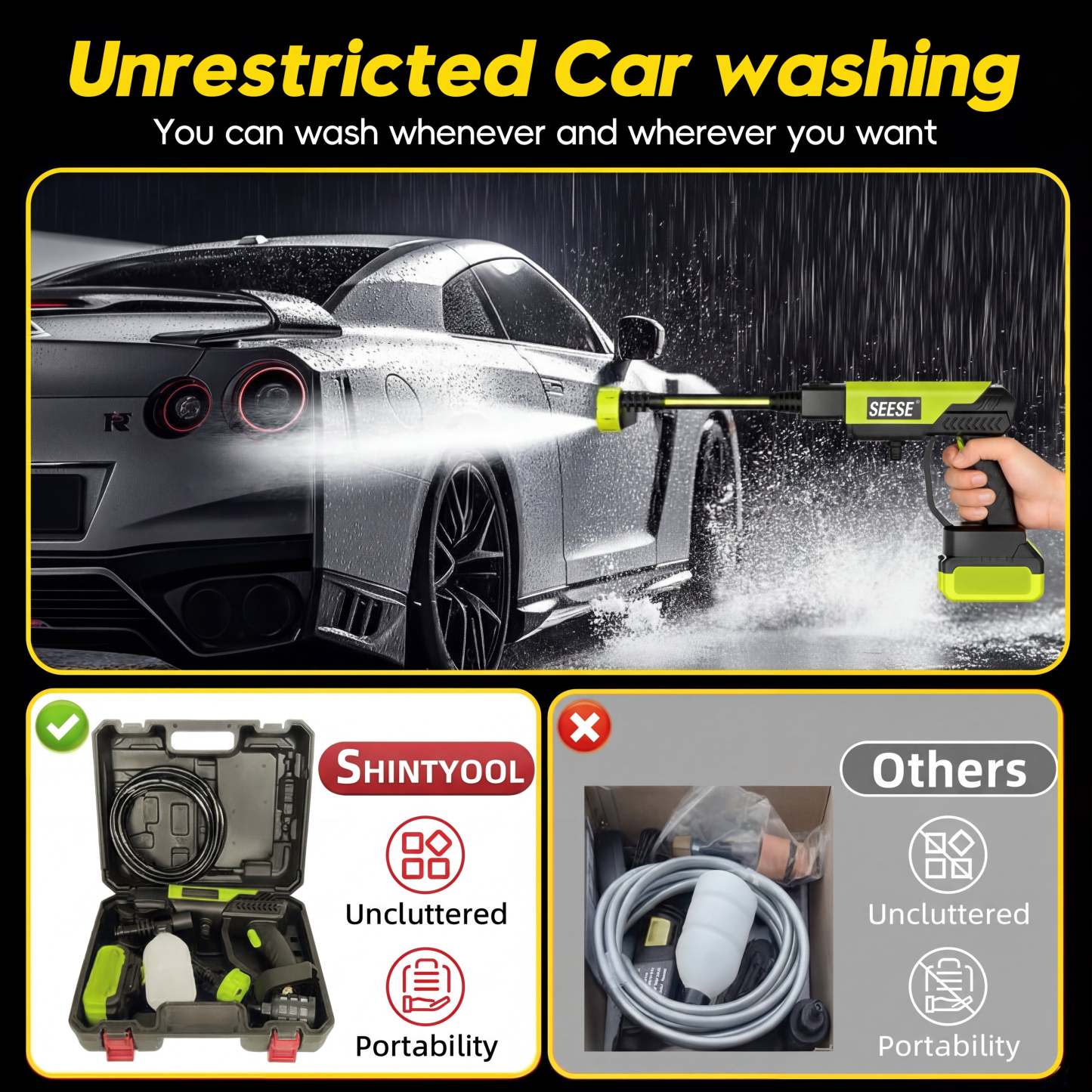 Limited Time – Upgraded 2026 TurboClean Cordless Pressure Washer