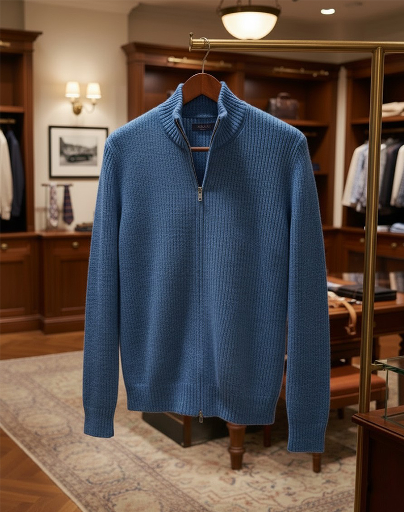 New Arrivals🔥 Men's Cashmere Zipper Sweater Jacket